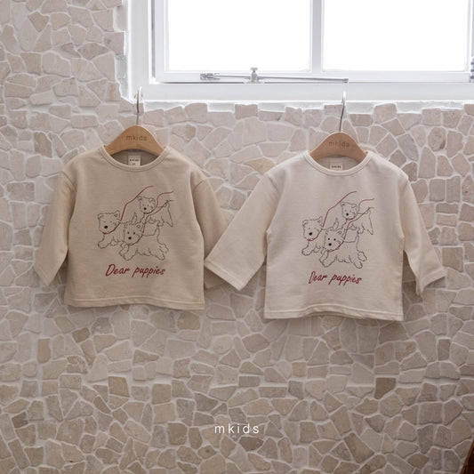 mkids bow wow tee (65-115cm)