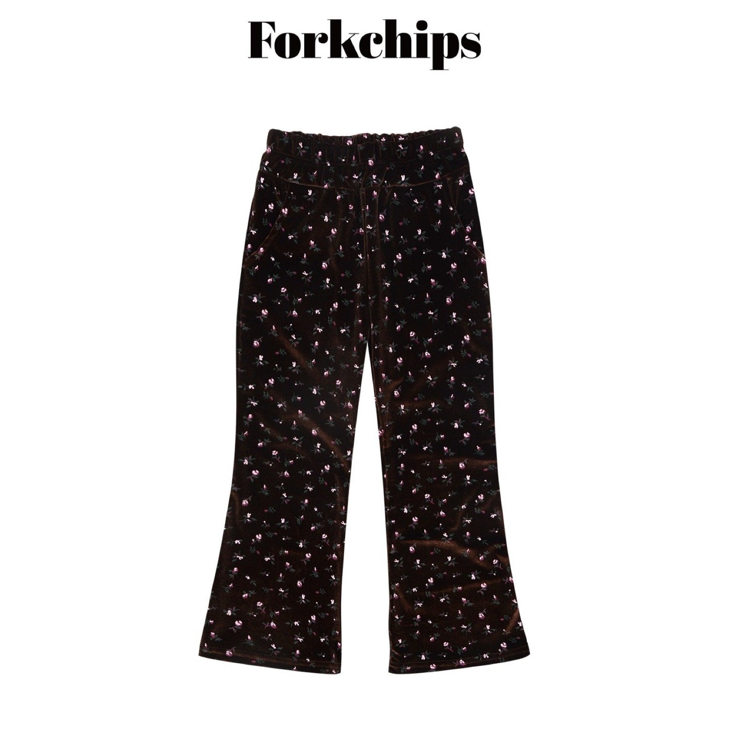 FORKCHIPS bloom velvet pants (95-160cm)