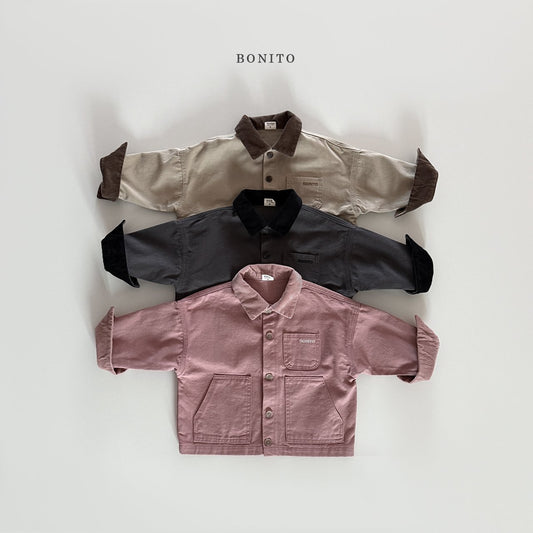 bonito corduroy collar jacket (~80-140cm)