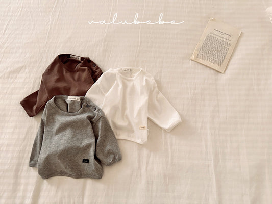 valubebe daily short button tee (6-24m)