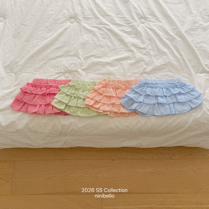 ninibello sweet tiered skirt (80-130cm)