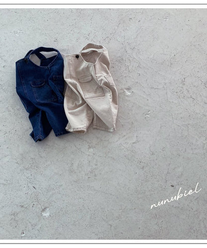 nunubiel pocket denim suspender (75-120cm)