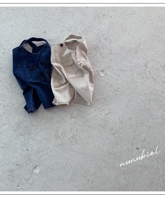nunubiel pocket denim suspender (75-120cm)