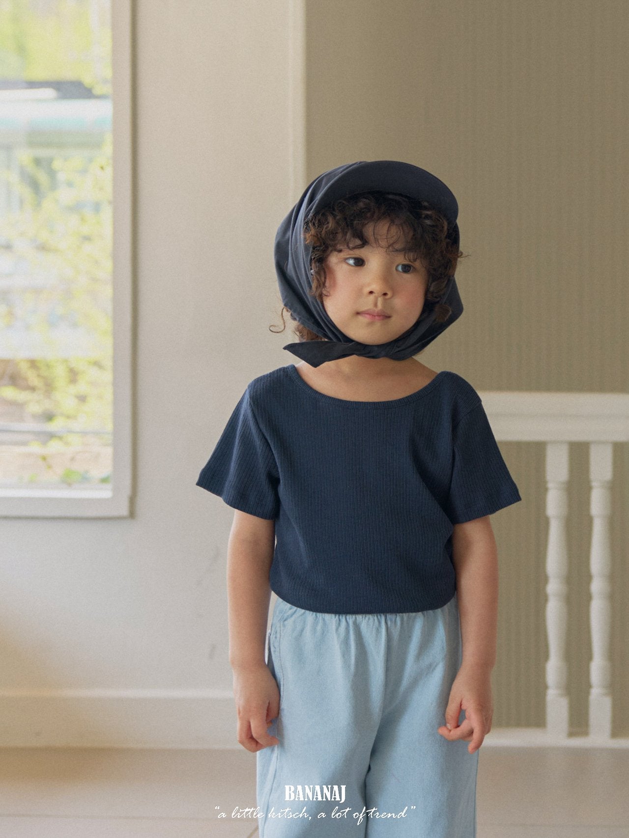 BANANAJ joy u-neck tee (80-135cm)