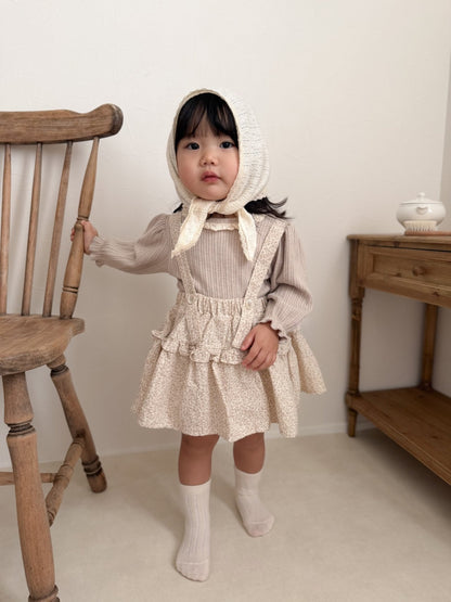 mimi market torsion lace tee (75-90cm)