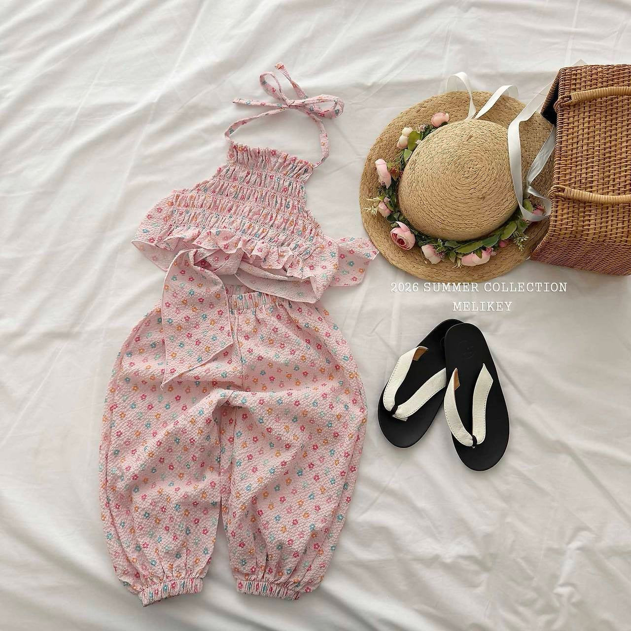 melikey jelly flower halter neck (~80-140cm)