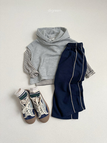 digreen woody hooded vest (85-130cm)
