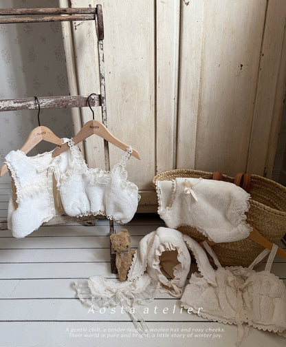 Aosta fur open bustier