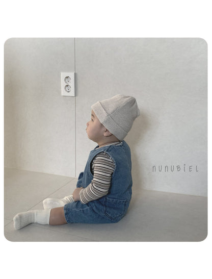 nunubiel denim romper (3-18m)
