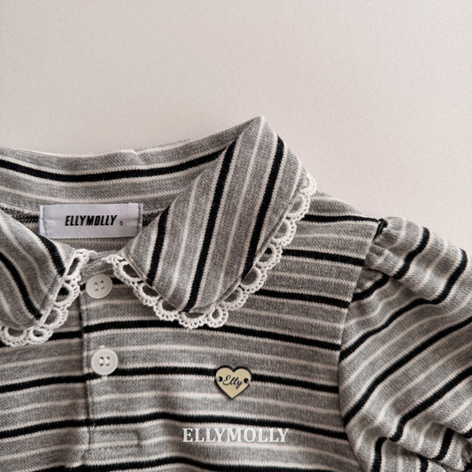 ELLYMOLLY curling collar frill t (90-145cm)