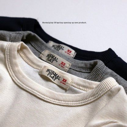 normalplay tencel rib T (75-140cm)