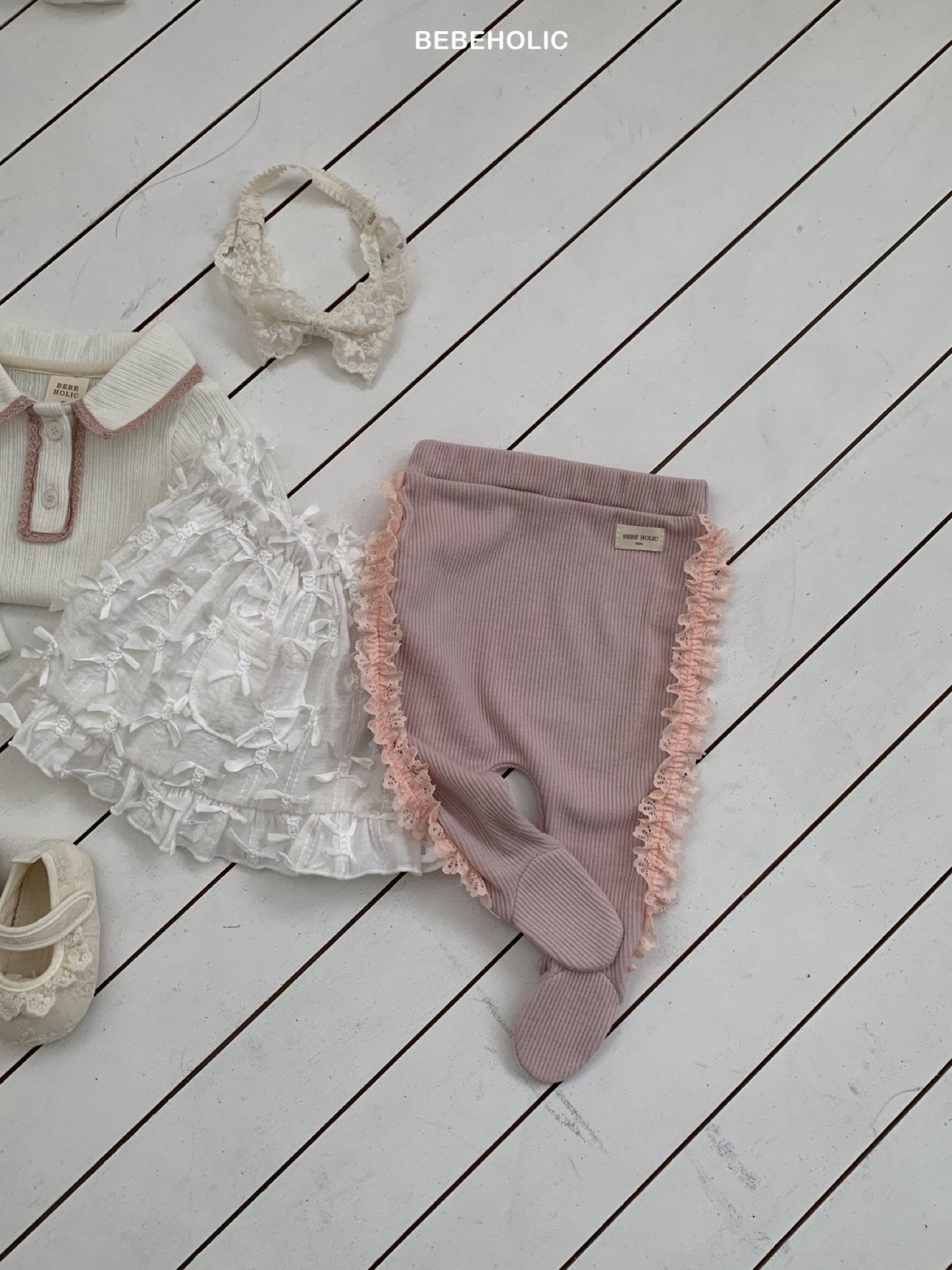 bebeholic shasha footed leggings (3-18m)