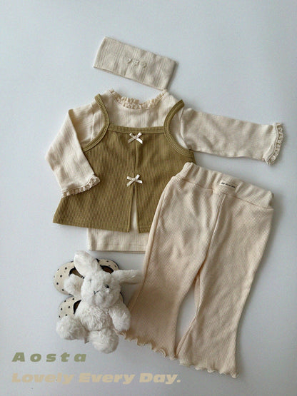 Aosta jelly waffle pants (~70-115cm)