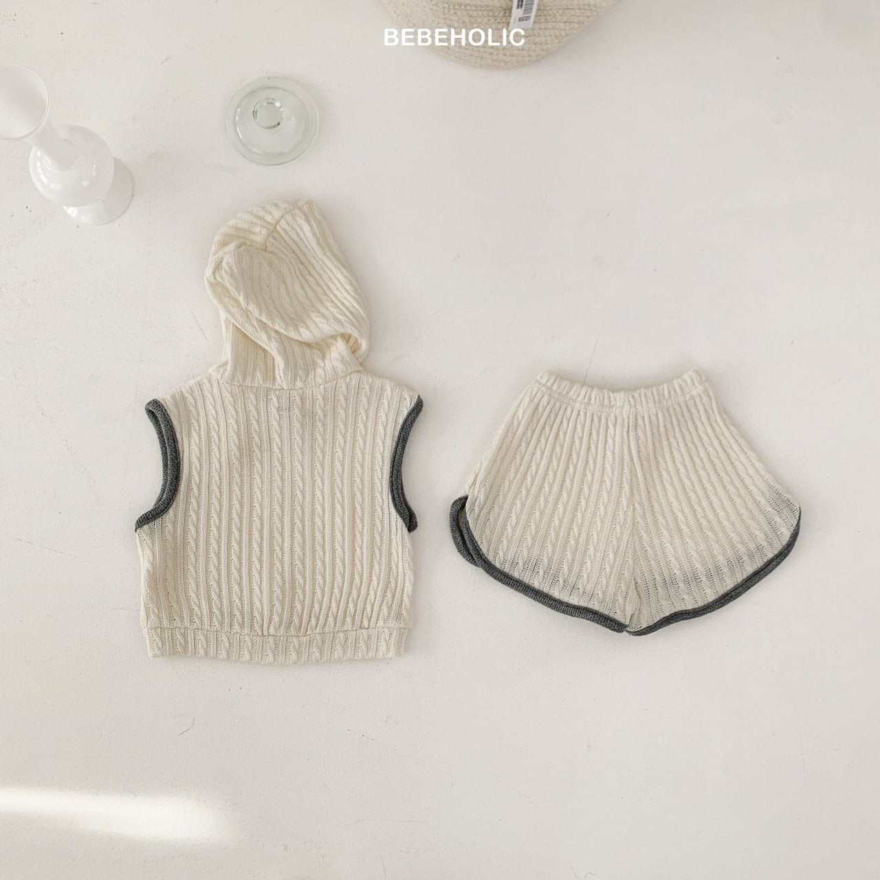 bebeholic kwabegi hood set (6-18m)