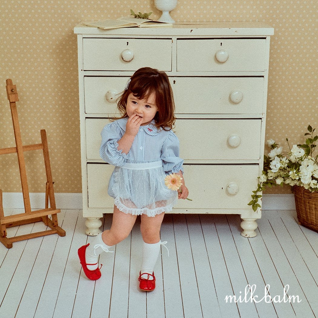 milkbalm sally ribbon suit (3-18m)