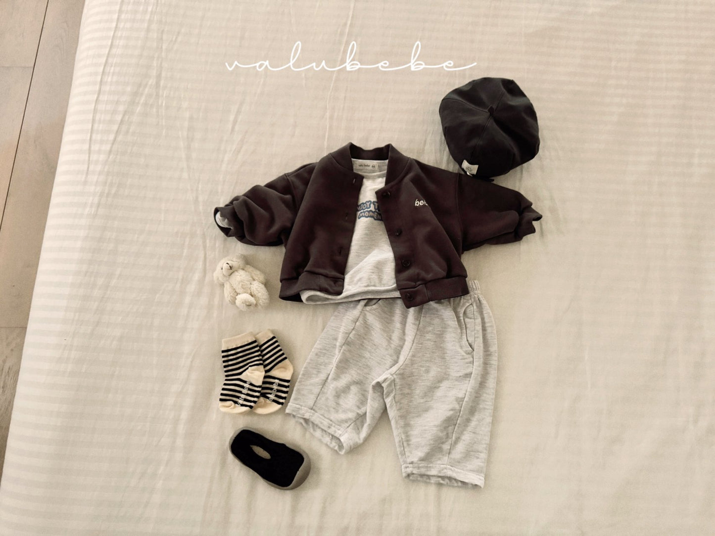 valubebe front slit sweat pants (6-24m)