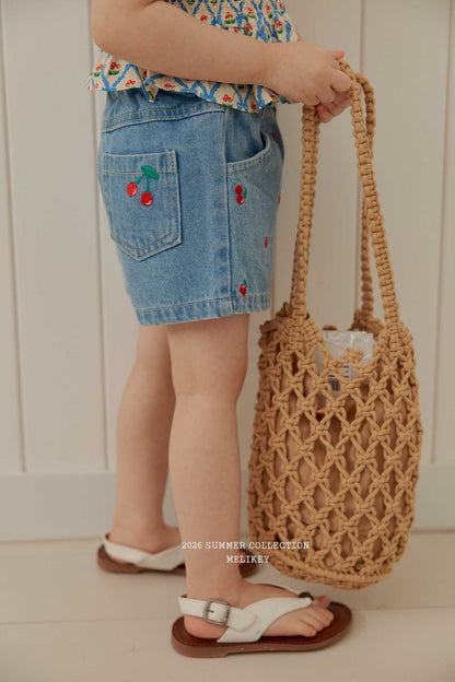 melikey mini cherry shorts (~80-140cm)