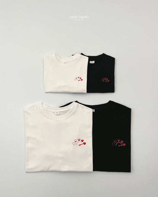HAROHARO heart hop tee (85-140cm)