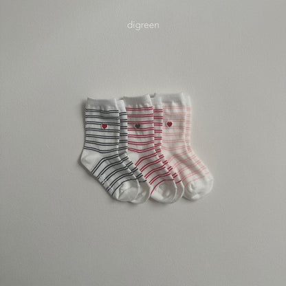 digreen st love socks (12-23cm)