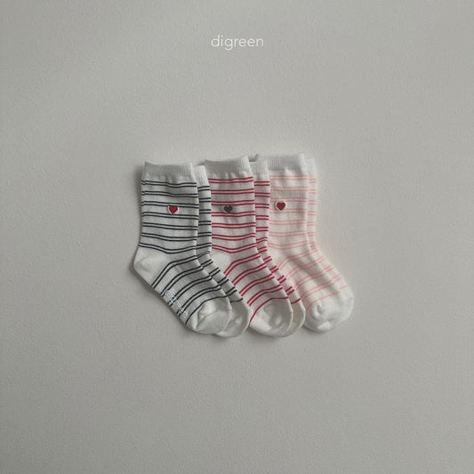 digreen st love socks (12-23cm)