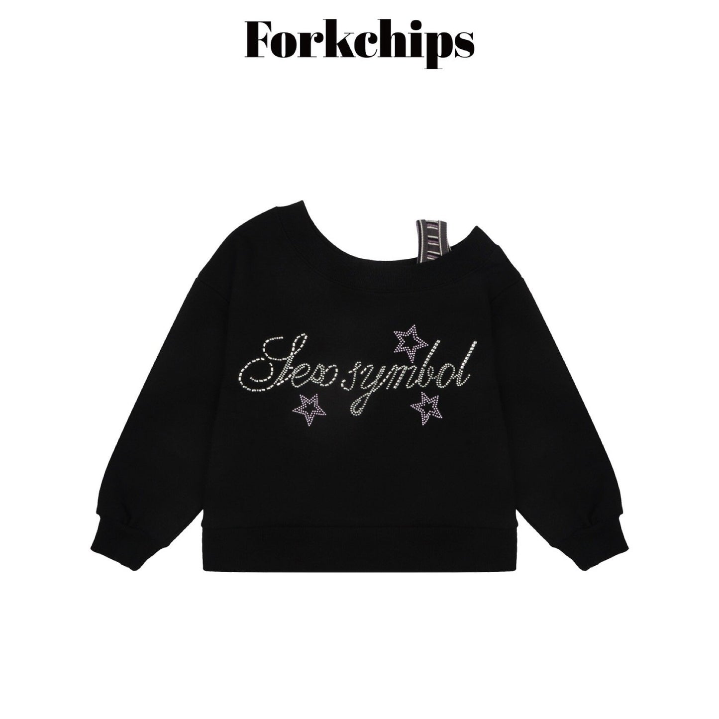 FORKCHIPS glitter shoulder mtm (95-160cm)