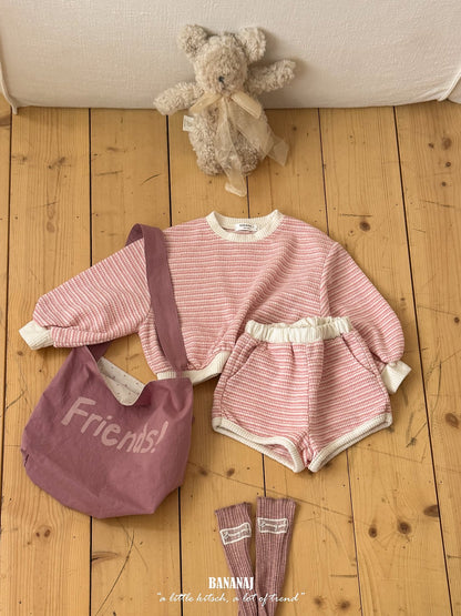 BANANAJ knit striped mtm (80-135cm)