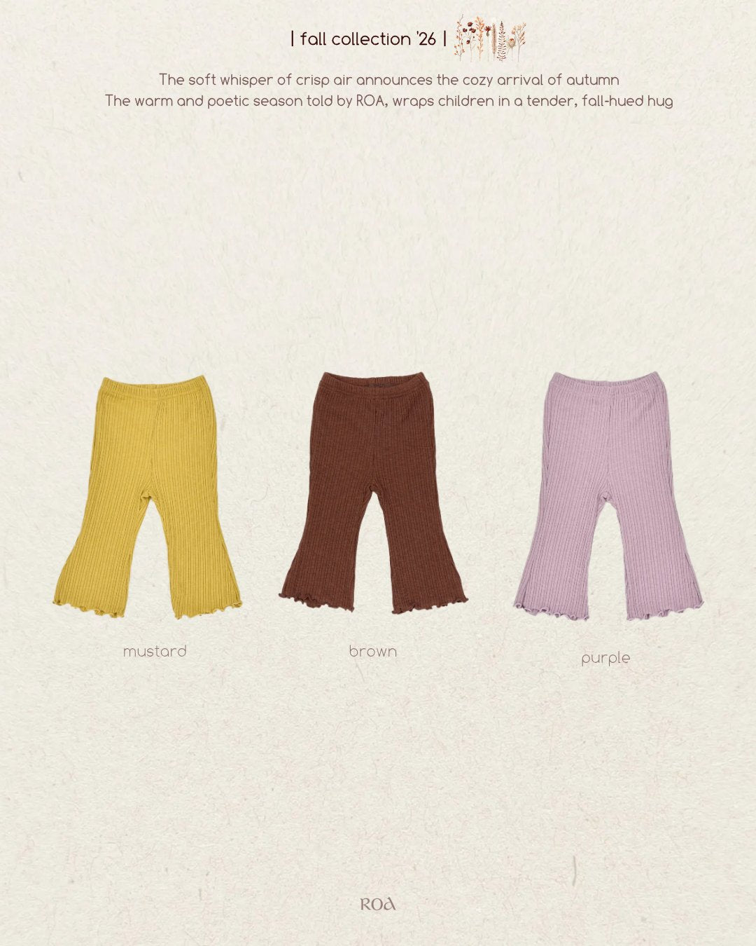 Roa roen pants (80-120cm)