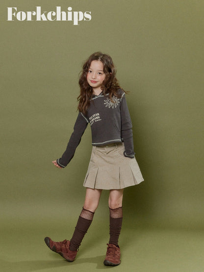 FORKCHIPS harbor pleated skirt (95-160cm)