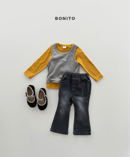 bonito bootcut stretch denim pants (~80-140cm)
