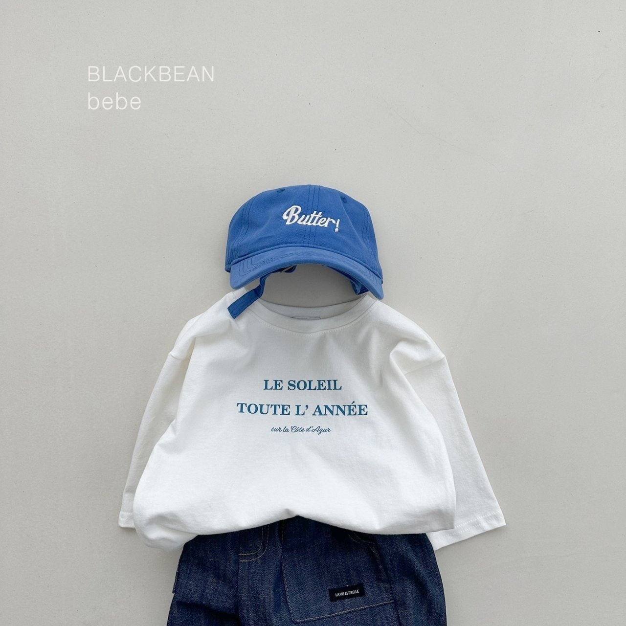 blackbean french bebe tee(baby)
