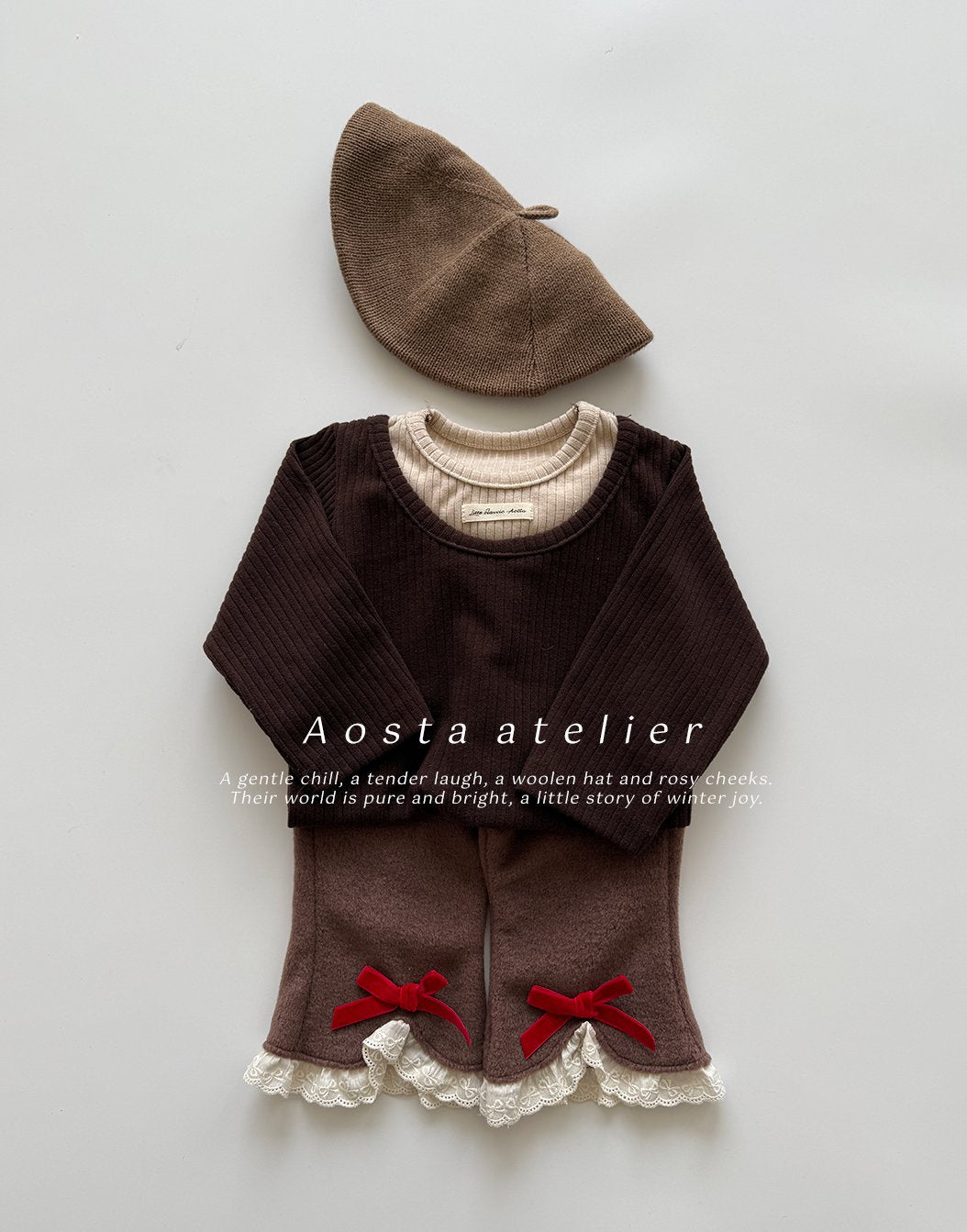 Aosta winter ribbon pants (~70-115cm)