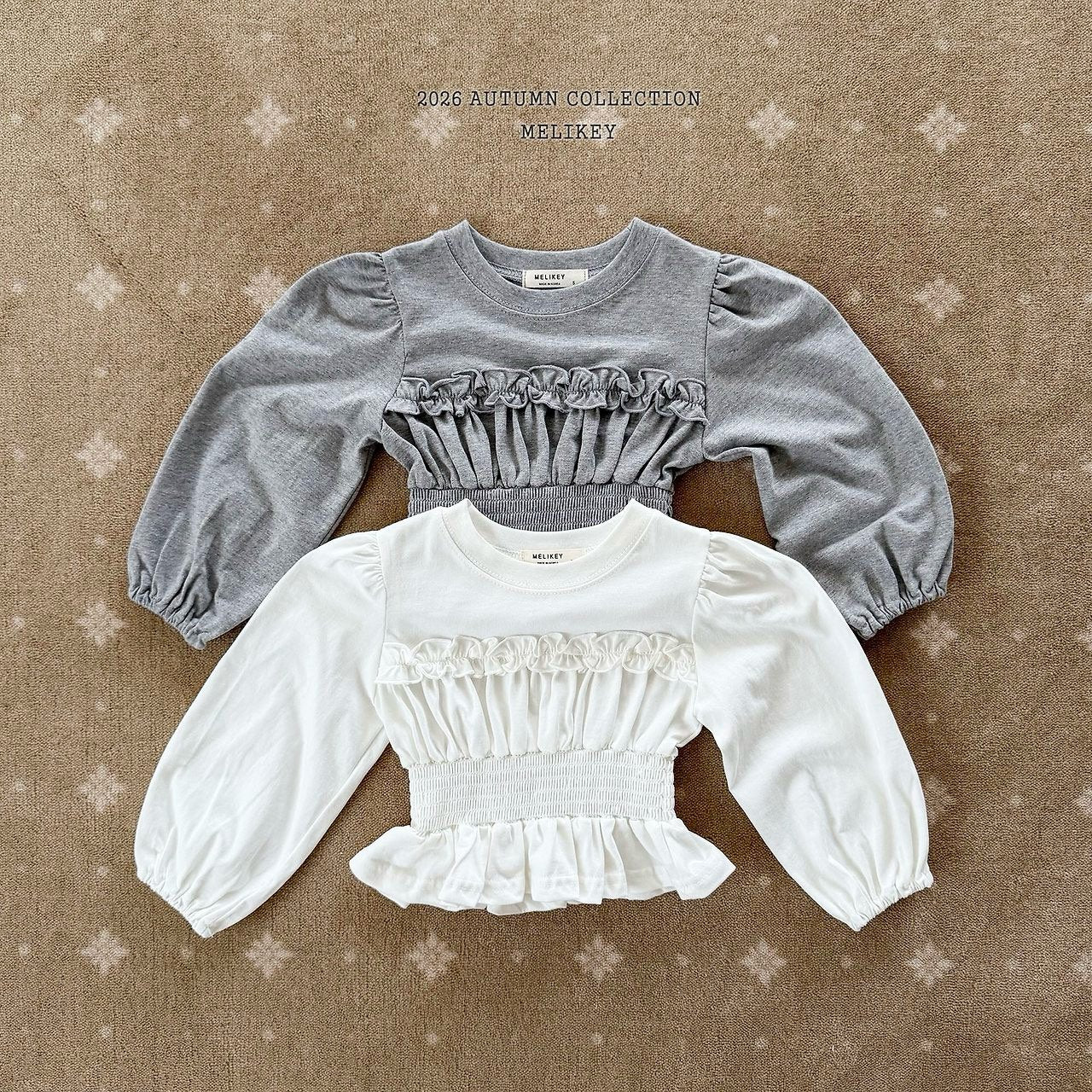 melikey smoke frill t (~80-140cm)