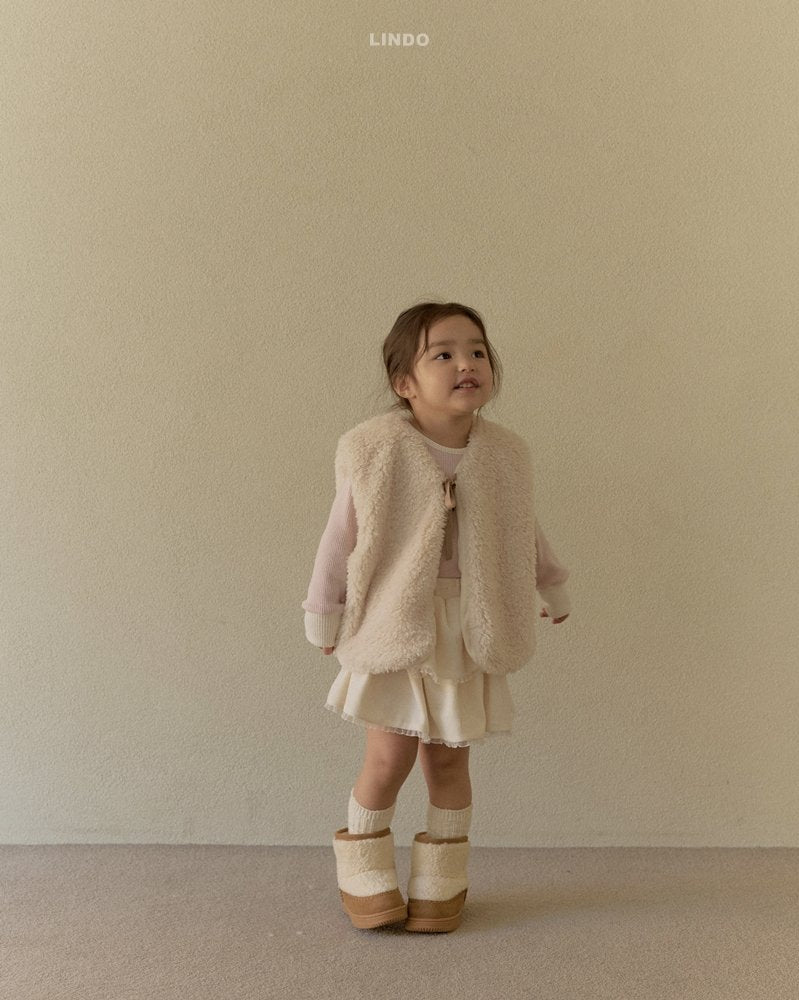 LINDO betty fur vest (80-125cm)
