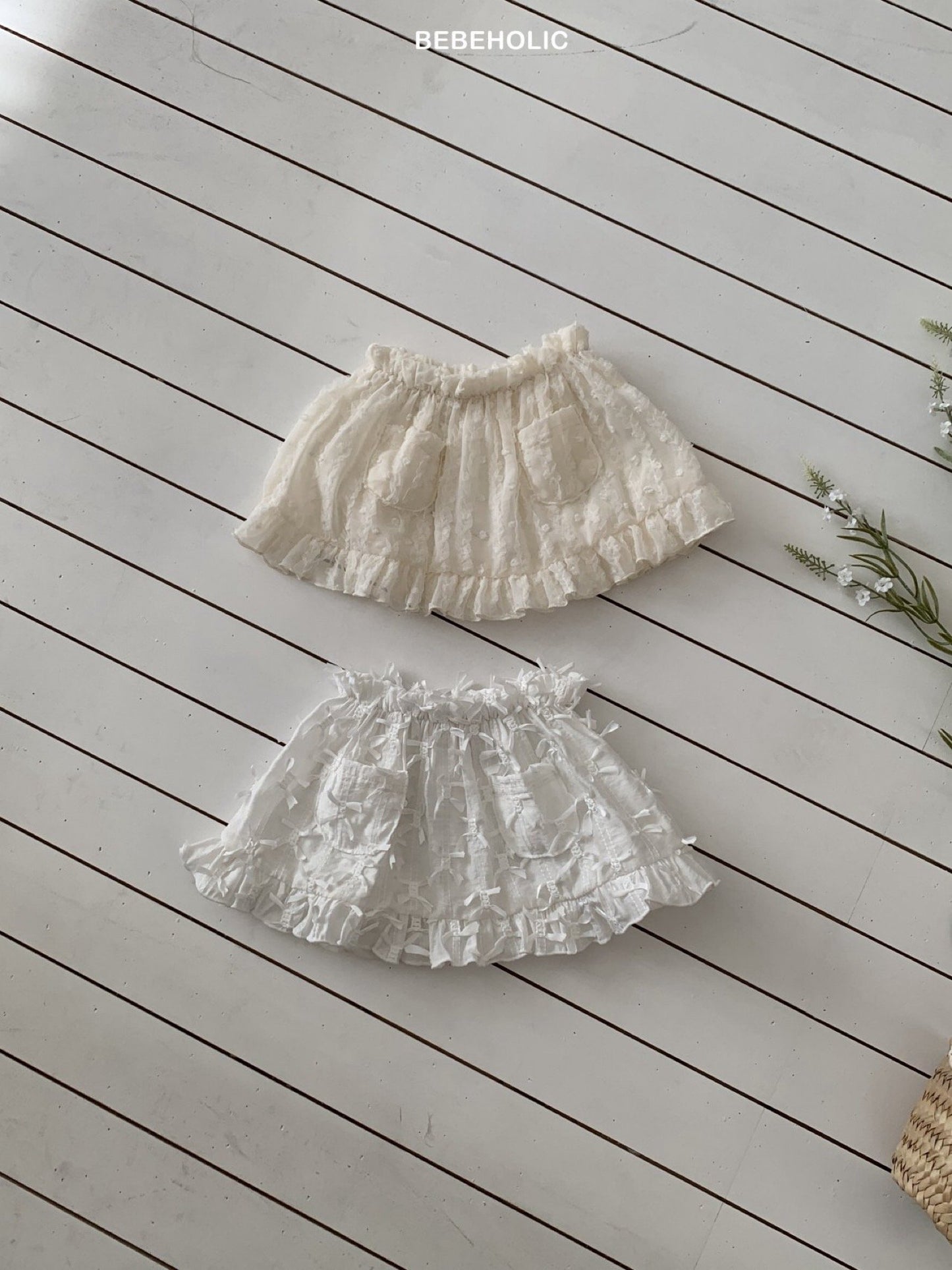 bebeholic french layered skirt