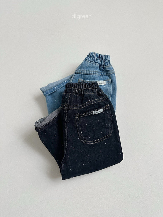 digreen dot denim pants (85-130cm)