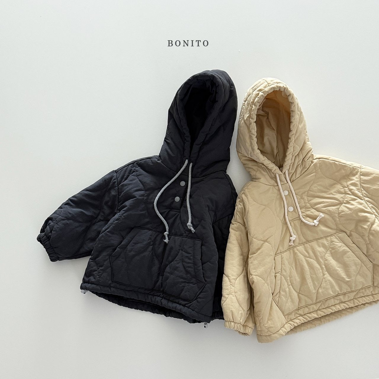 Bonito quilted hoodie (kids & adult )