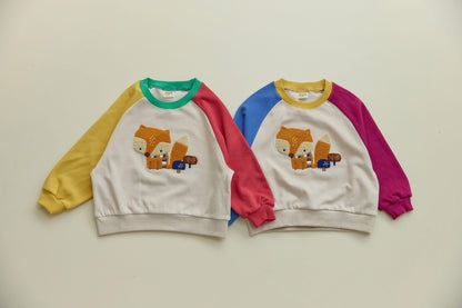 Orangemom 狐狸撞色上衣 (95-140cm)