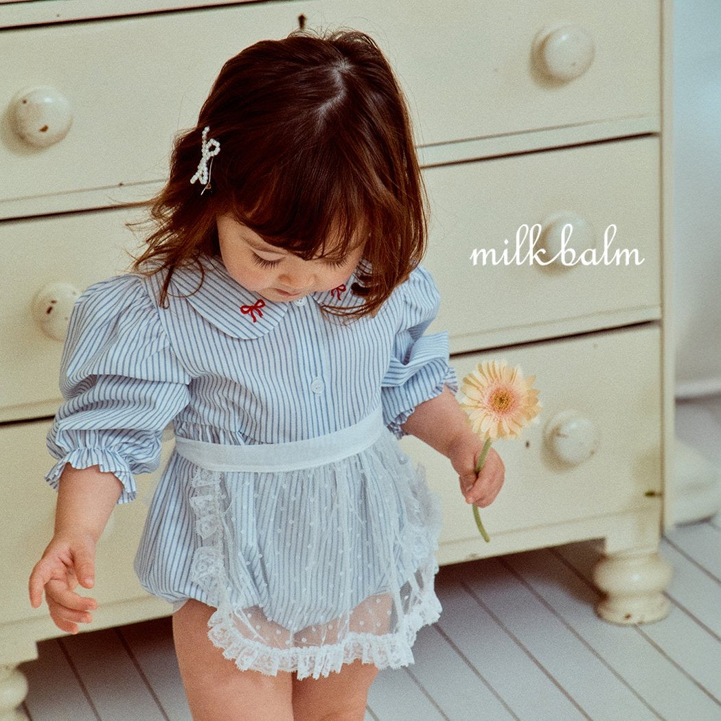 milkbalm sally ribbon suit (3-18m)