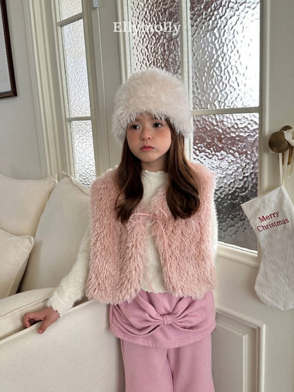 EllyMolly 毛絨絨背心外套 (90-125cm)