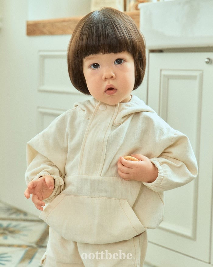 oottbebe stitch hood anorak (75-120cm)
