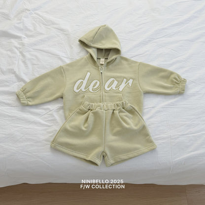 ninibello deer hood zip-up (80-130cm)