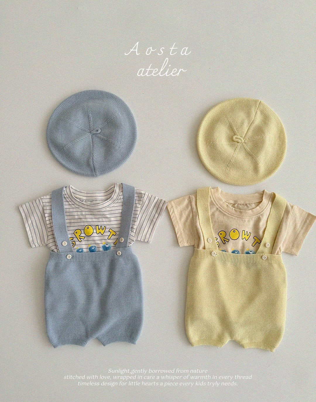 Aosta knit overalls