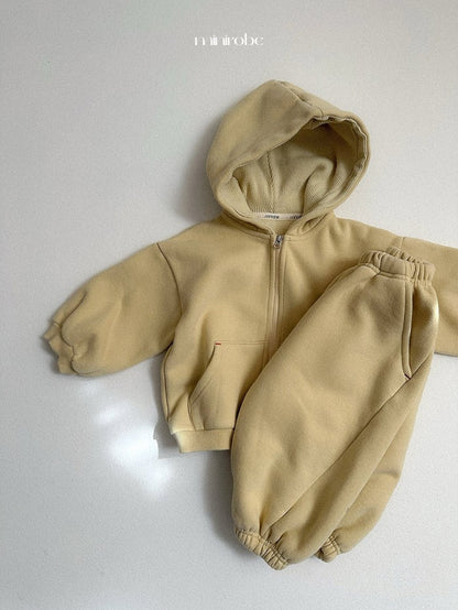 minirobe barrel hood zip-up (75-110cm)