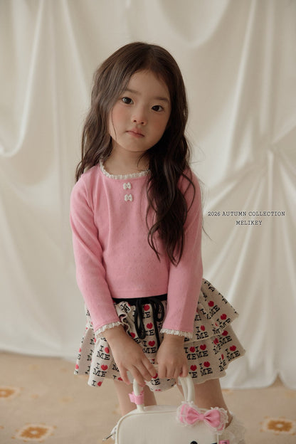 melikey ribbon button t (~80-140cm)