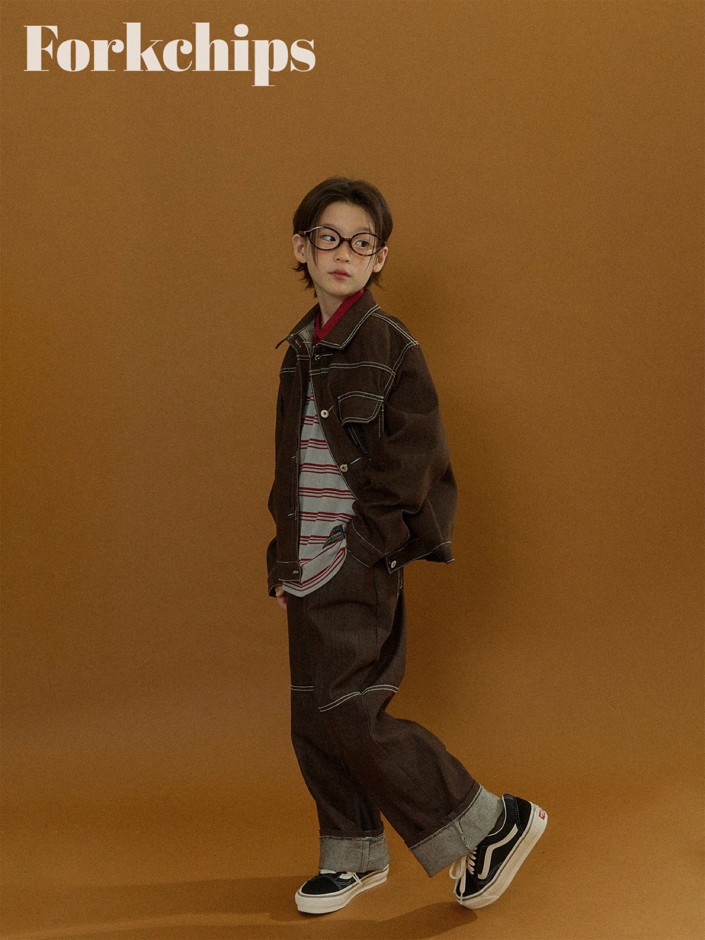 FORKCHIPS union roll up pants (95-160cm)