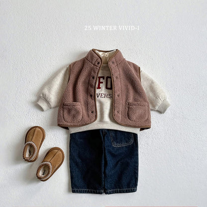 Vivid 微高領泰迪背心 (75-135cm)