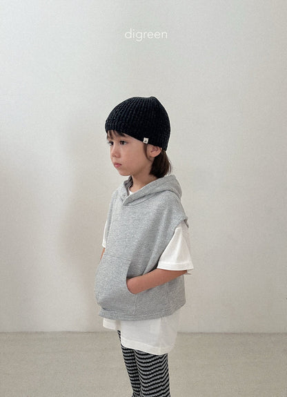 digreen woody hooded vest (85-130cm)