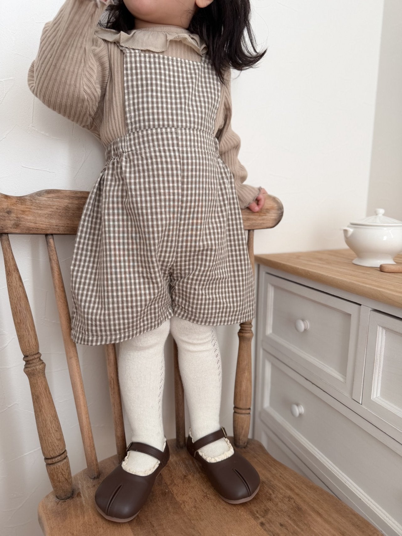 mimi market lucky suspender pants (75-90cm)