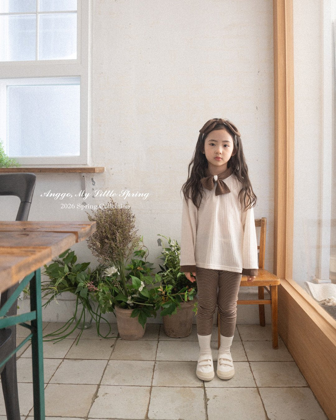 anggo cream bun headband