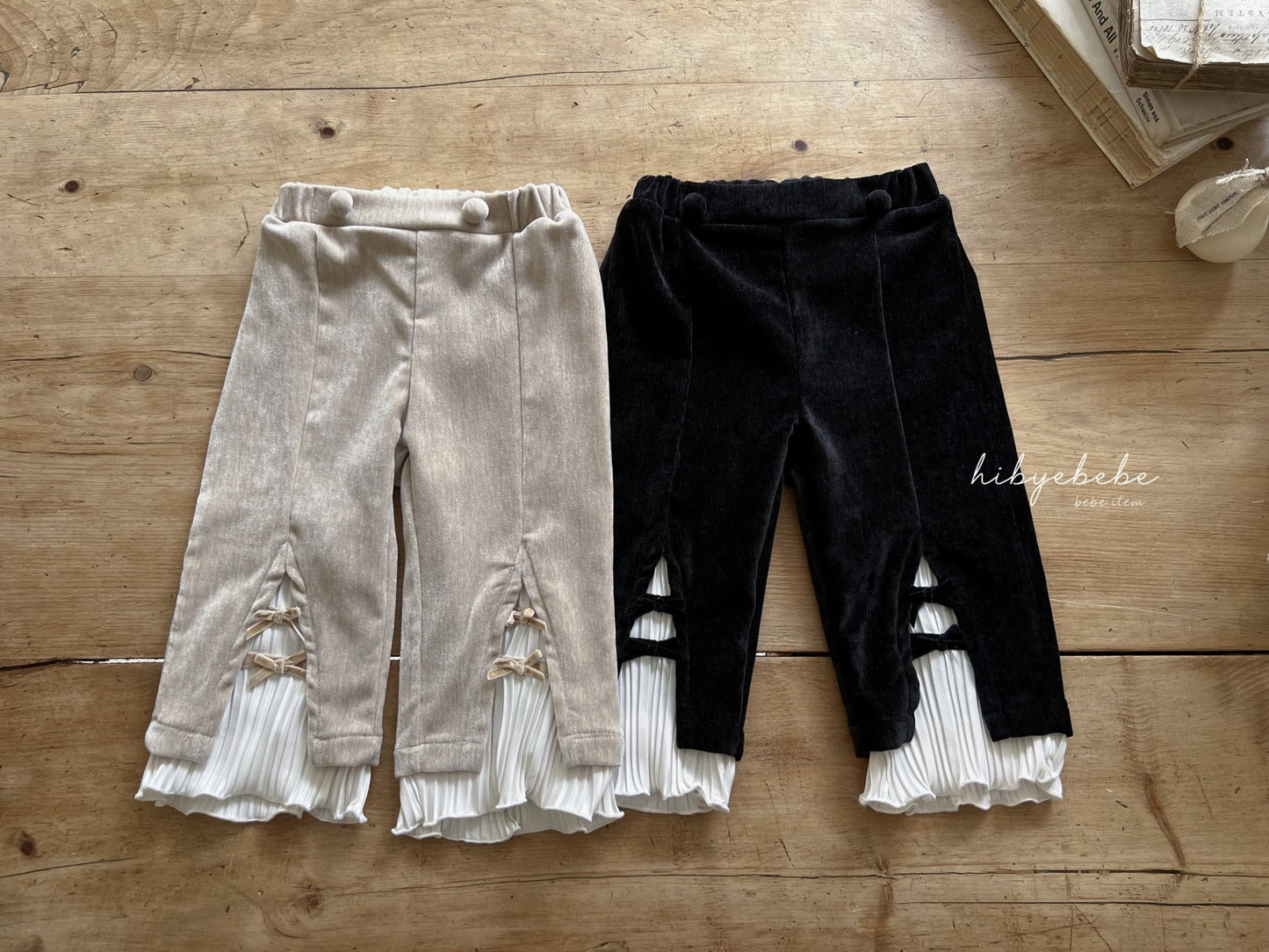 hibyebebe antoine velvet pants (85-120cm)